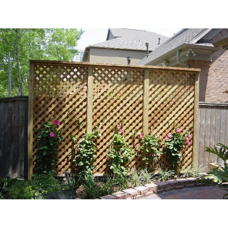 Freeport Park® Fickes Wood Lattice Panel Trellis & Reviews | Wayfair